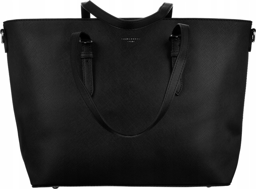David Jones čierna shopper kabelka [DH] CM6273 BLACK Veľkosť: ONE SIZE