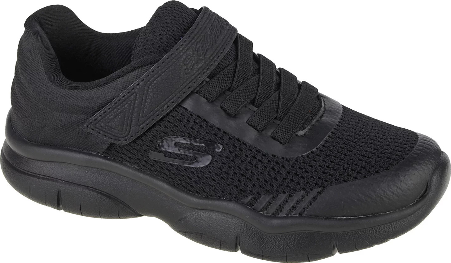 Čierne chlapčenské tenisky Skechers Flex Blast - Breezy Hype 302476L-BBK Veľkosť: 28,5