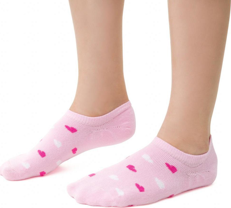 Ružové dievčenské bambusové ponožky so srdiečkami Art.148 JO037, PINK Veľkosť: 29/31