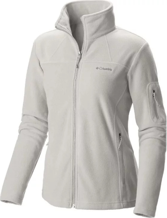 Biela fleecová mikina Columbia Fast Trek II Jacket 1465351125 Veľkosť: L