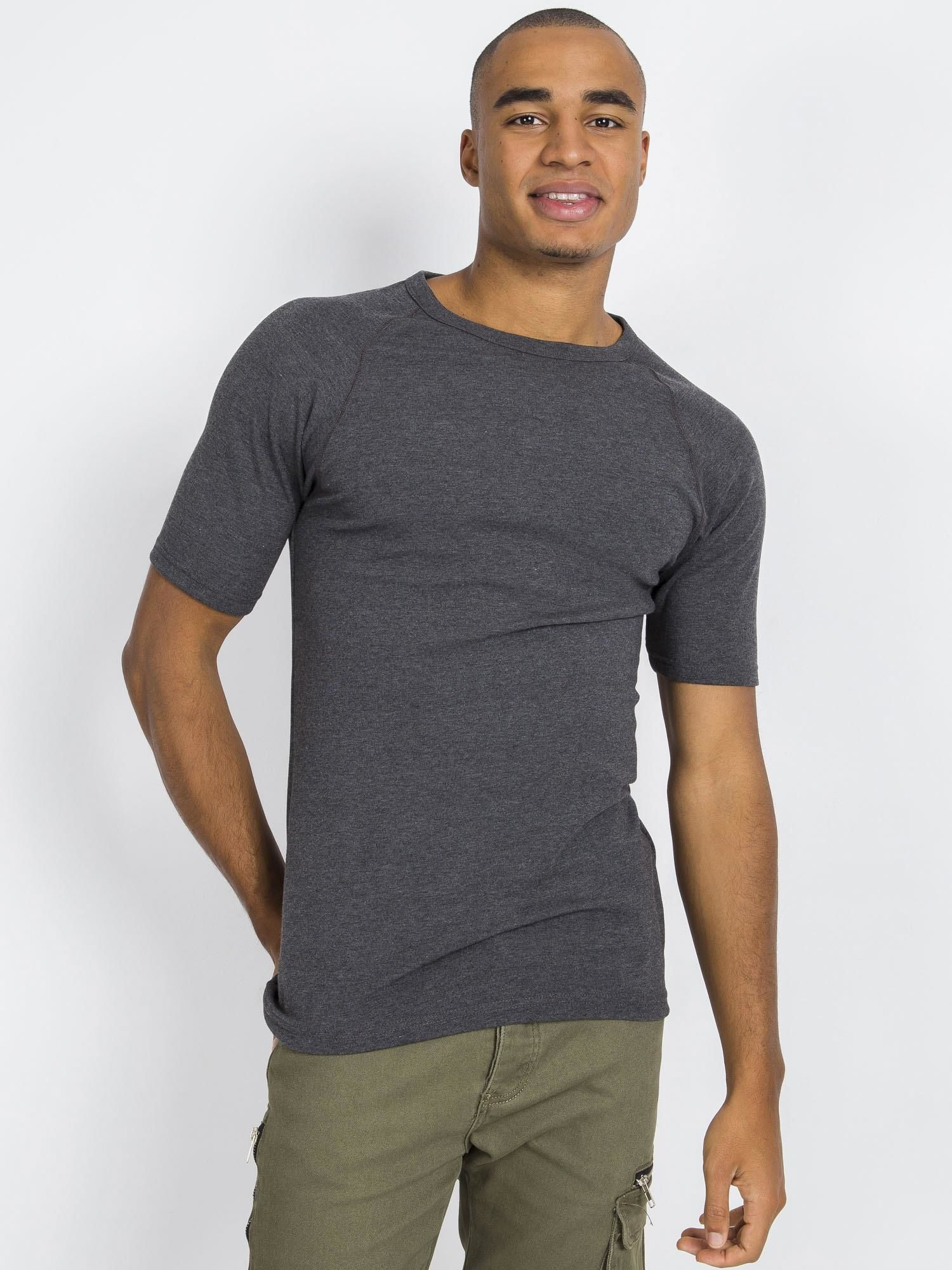 Pánske šedé tričko BR-BZ-756.00X-dark gray Veľkosť: S