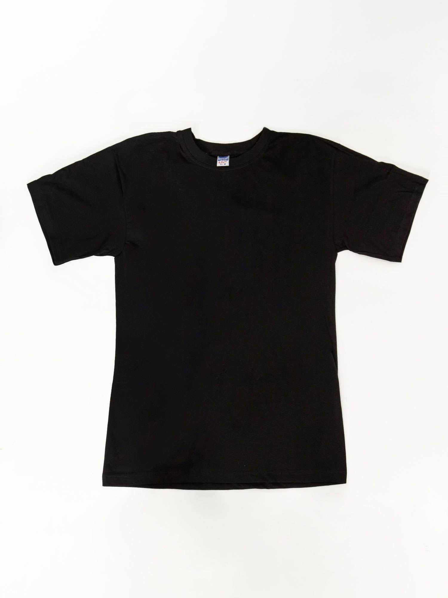 Čierne pánske basic bavlnené tričko BR-TS-1005.30-black Veľkosť: 2XL