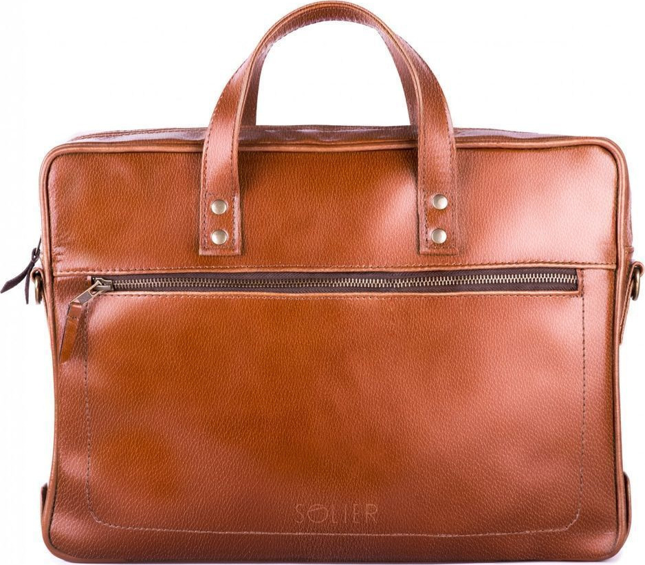 KOŽENÁ HNEDÁ TAŠKA SOLIER (SL04 VINTAGE BROWN) Veľkosť: ONE SIZE