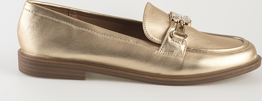 Zlaté mokasíny s prackou 1775GO Veľkosť: 39