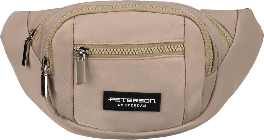 Peterson Béžová dámska priestranná ľadvinka PTN POM-S01 Veľkosť: ONE SIZE