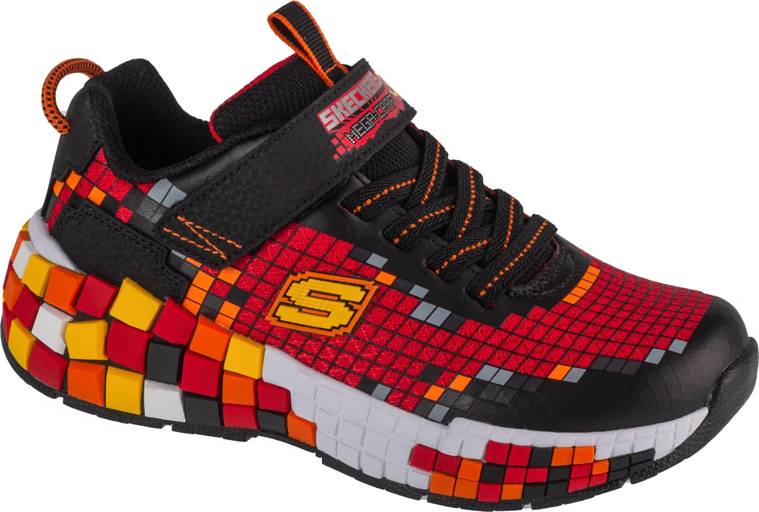 Čierno-červené chlapčenské tenisky Skechers Mega-Craft 3.0 402182L-BKRD Veľkosť: 34