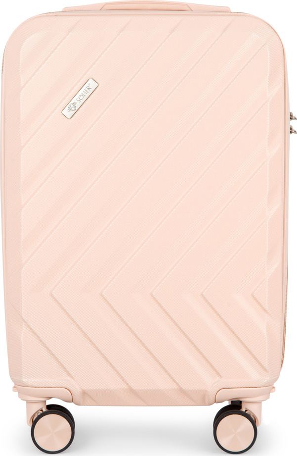 SOLIER béžový cestovný kufor KYOTO vel S STL1071 BEIGE 20' S) Veľkosť: S