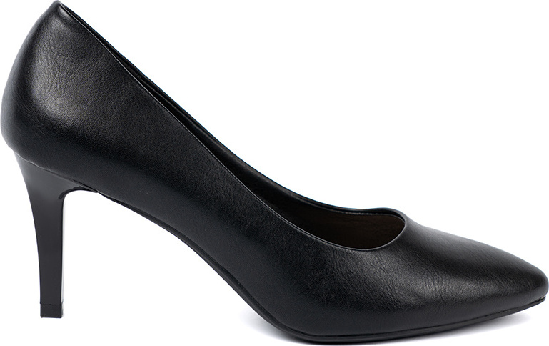 Elegantné čierne dámske lodičky na tenkom podpätku, podpätok 7,5 cm 1336B Veľkosť: 36