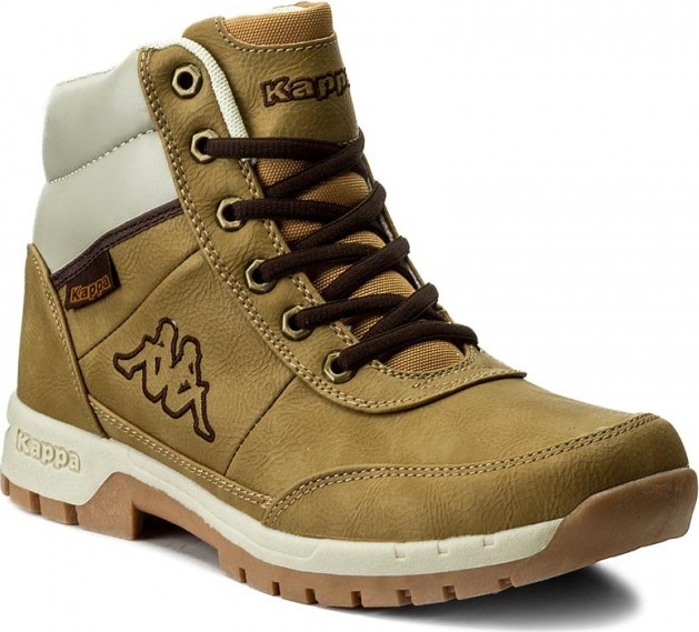Pánske béžové členkové topánky KAPPA Bright Mid Light 242075-4141 Veľkosť: 42