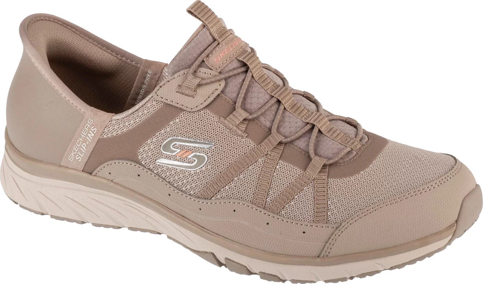 Béžové dámske tenisky Skechers Slip-ins: Gratis Sport - Leisurely 104289-TPE Veľkosť: 36