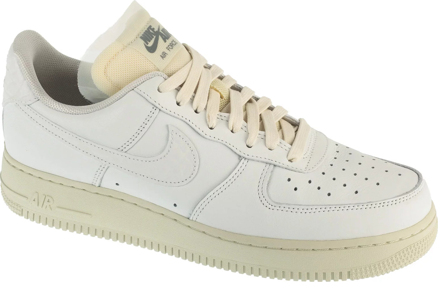 Smotanovo-biele dámske tenisky Nike Air Force 1 Low Premium DN5463-100 Veľkosť: 36