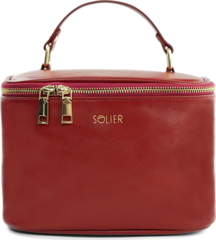 Solier Červená kozmetická taška SW01 FK01 RED Veľkosť: ONE SIZE