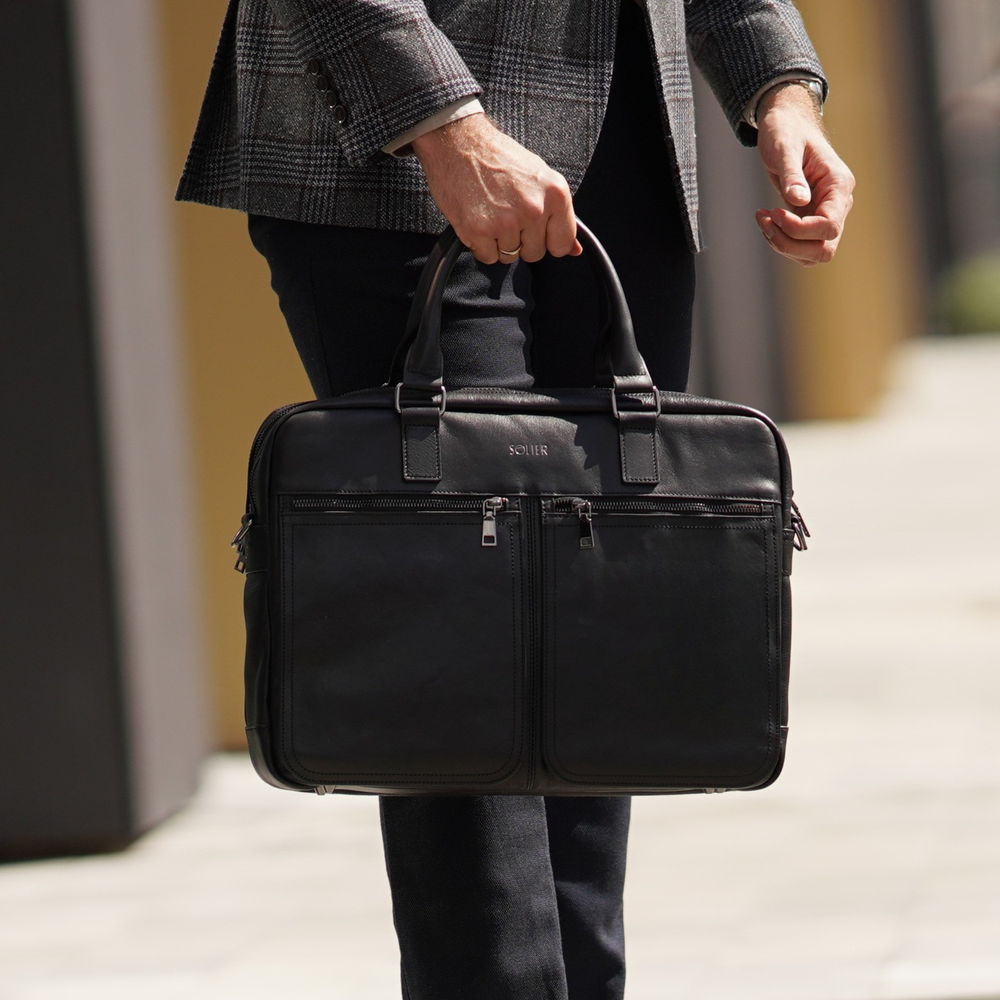 Čierna taška na notebook SL01 BLACK Veľkosť: ONE SIZE