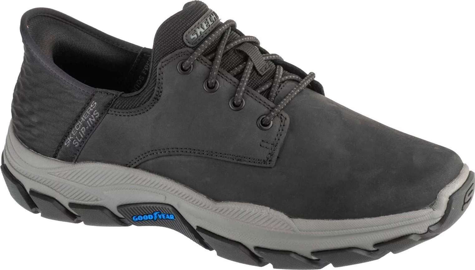 Čierne pánske tenisky Skechers Slip-Ins: Respected - Garrett 205201-BLK Veľkosť: 42,5