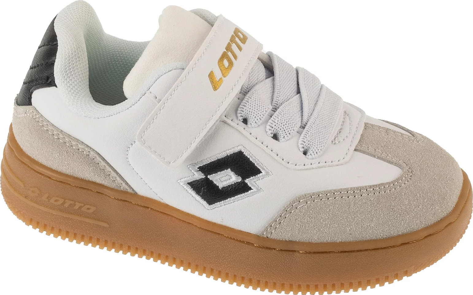 Bielo-béžové detské tenisky Lotto Makera K 2601250K-1011 Veľkosť: 31