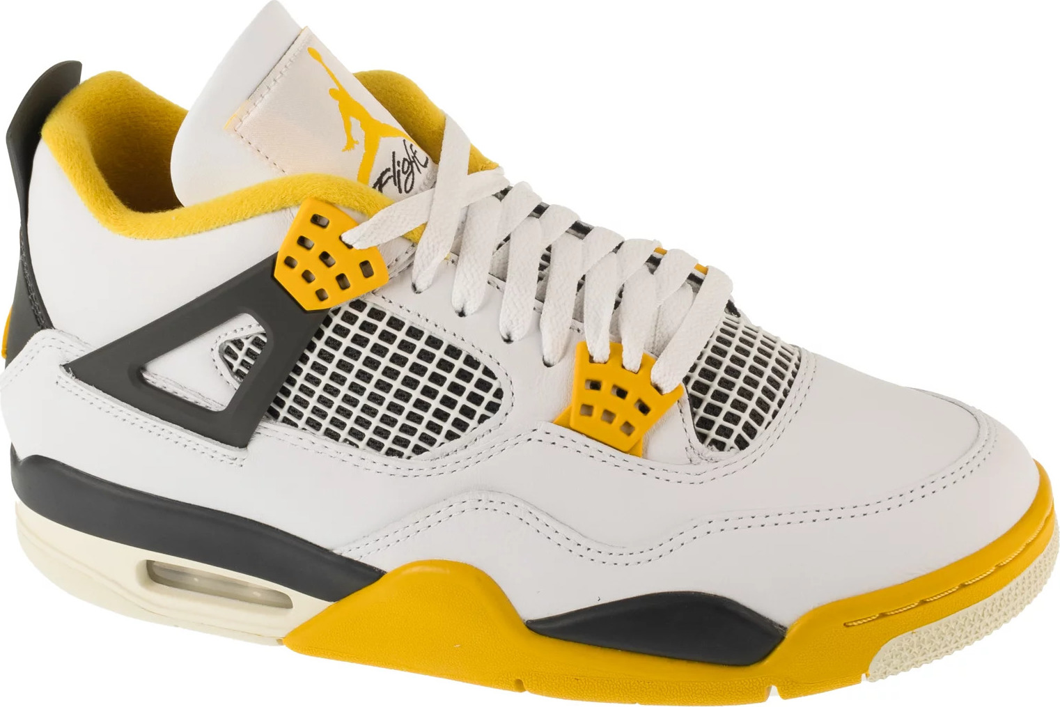 Bielo-žlté pánske tenisky Air Jordan 4 Retro AQ9129-101 Veľkosť: 42