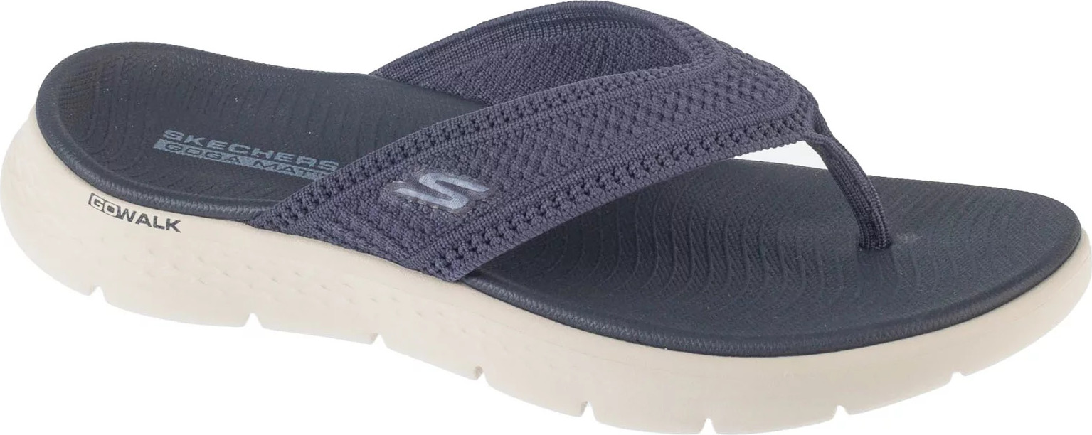 Tmavomodré dámske žabky Skechers Go Walk Flex Sandal - Holly 141459-NVY Veľkosť: 37