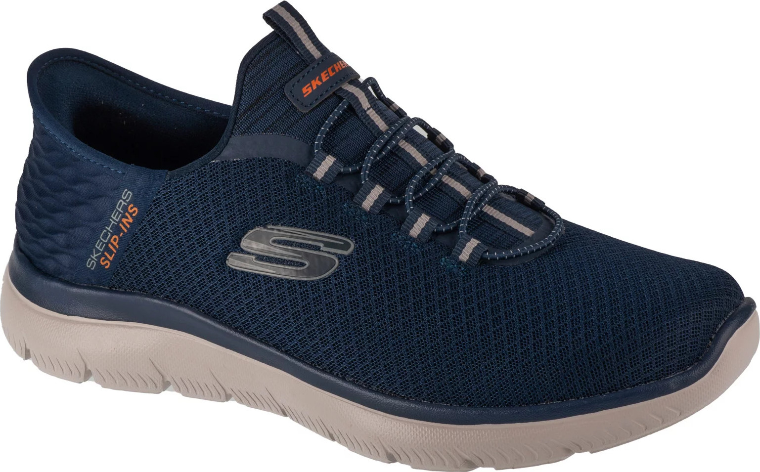Tmavomodré pánske tenisky Skechers Slip-Ins Summits - High Range 232457W-NVY Veľkosť: 43