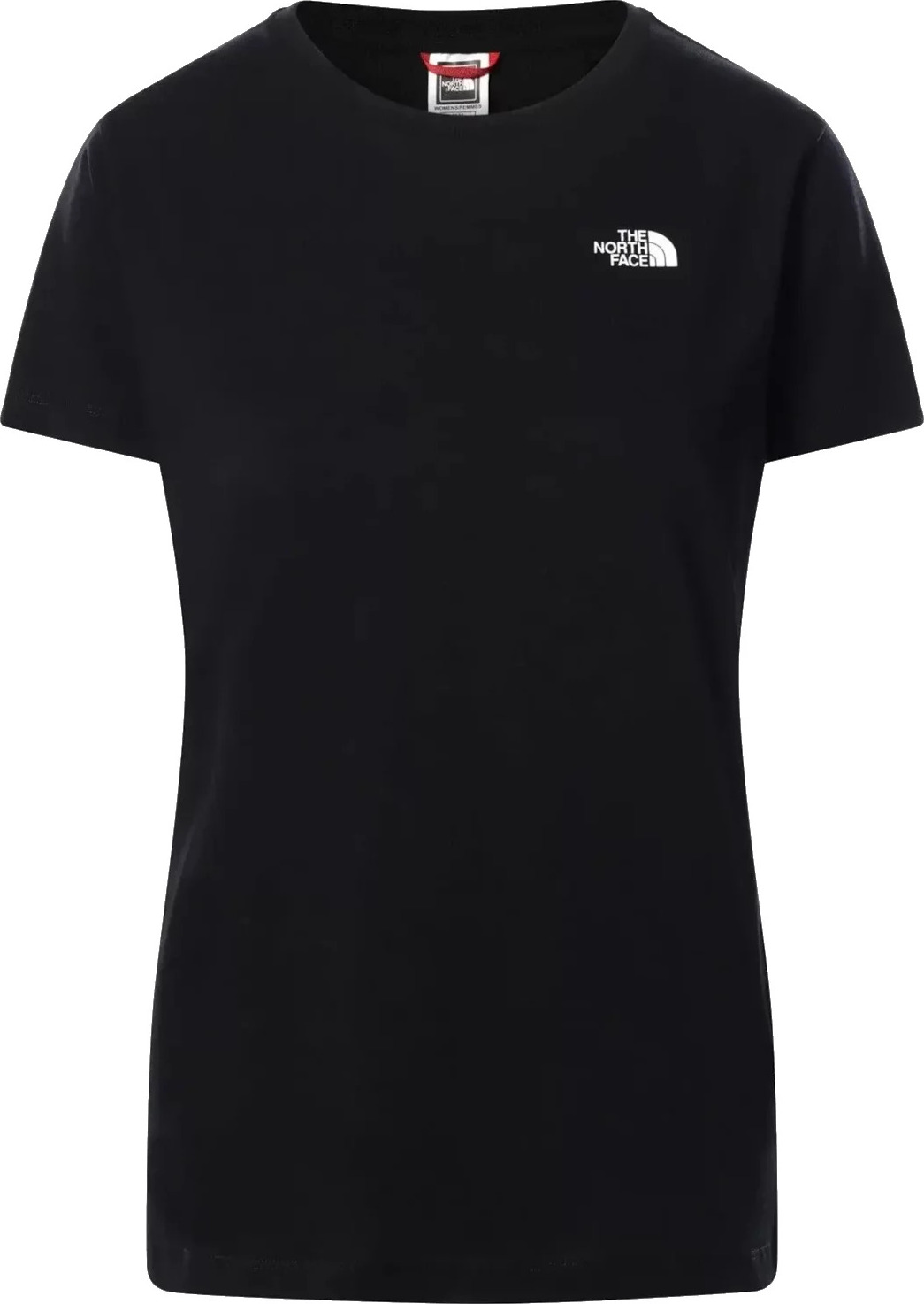 Čierne dámske tričko s krátkym rukávom The North Face W Simple Dome NF0A87NHJK31 Veľkosť: L