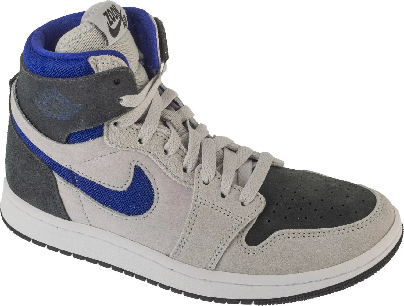 Šedé dámske semišové tenisky Air Jordan 1 W Zoom CMF 2 DV1305-040 Veľkosť: 36