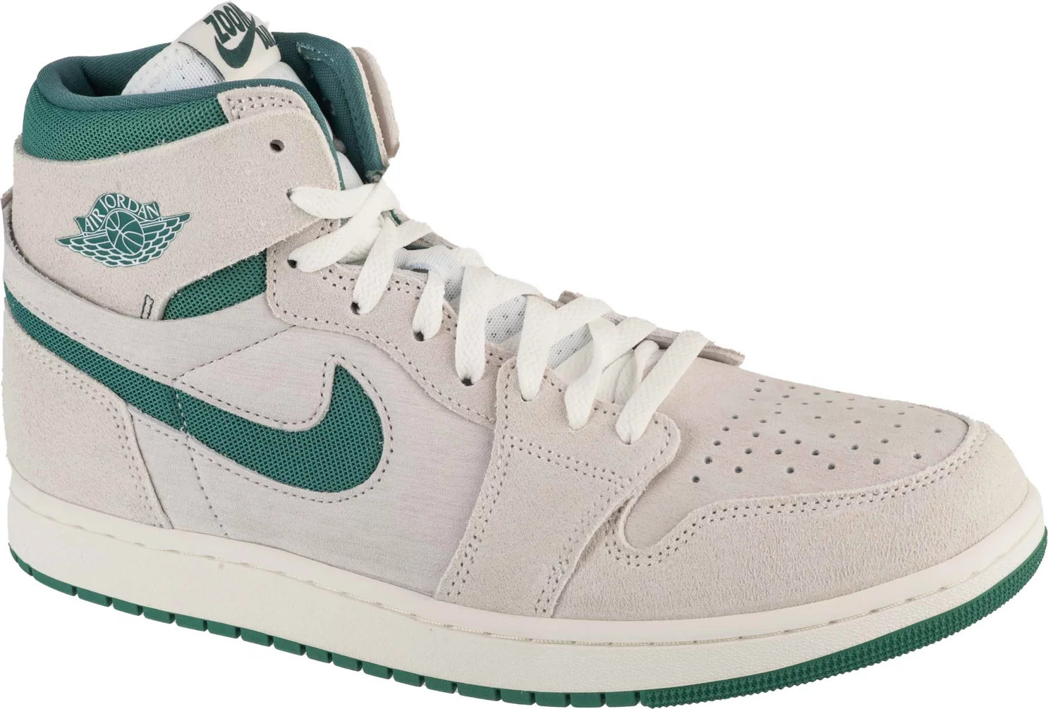 Šedé pánske semišové tenisky Air Jordan 1 Zoom CMF 2 DV1307-130 Veľkosť: 45,5