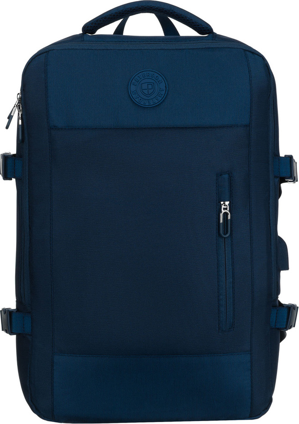 Peterson Tmavomodrý cestovný batoh s kompresnými popruhmi PTN 24421 Veľkosť: ONE SIZE