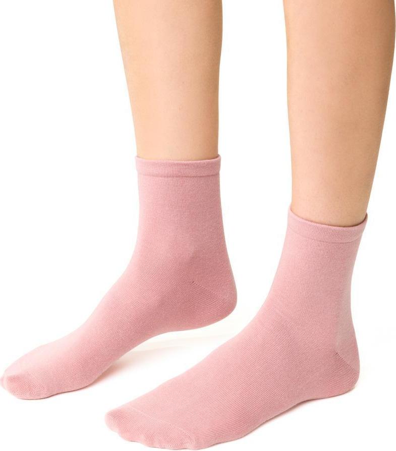 Svetloružové dámske členkové ponožky Art. 037 L066, PINK Veľkosť: 35/37