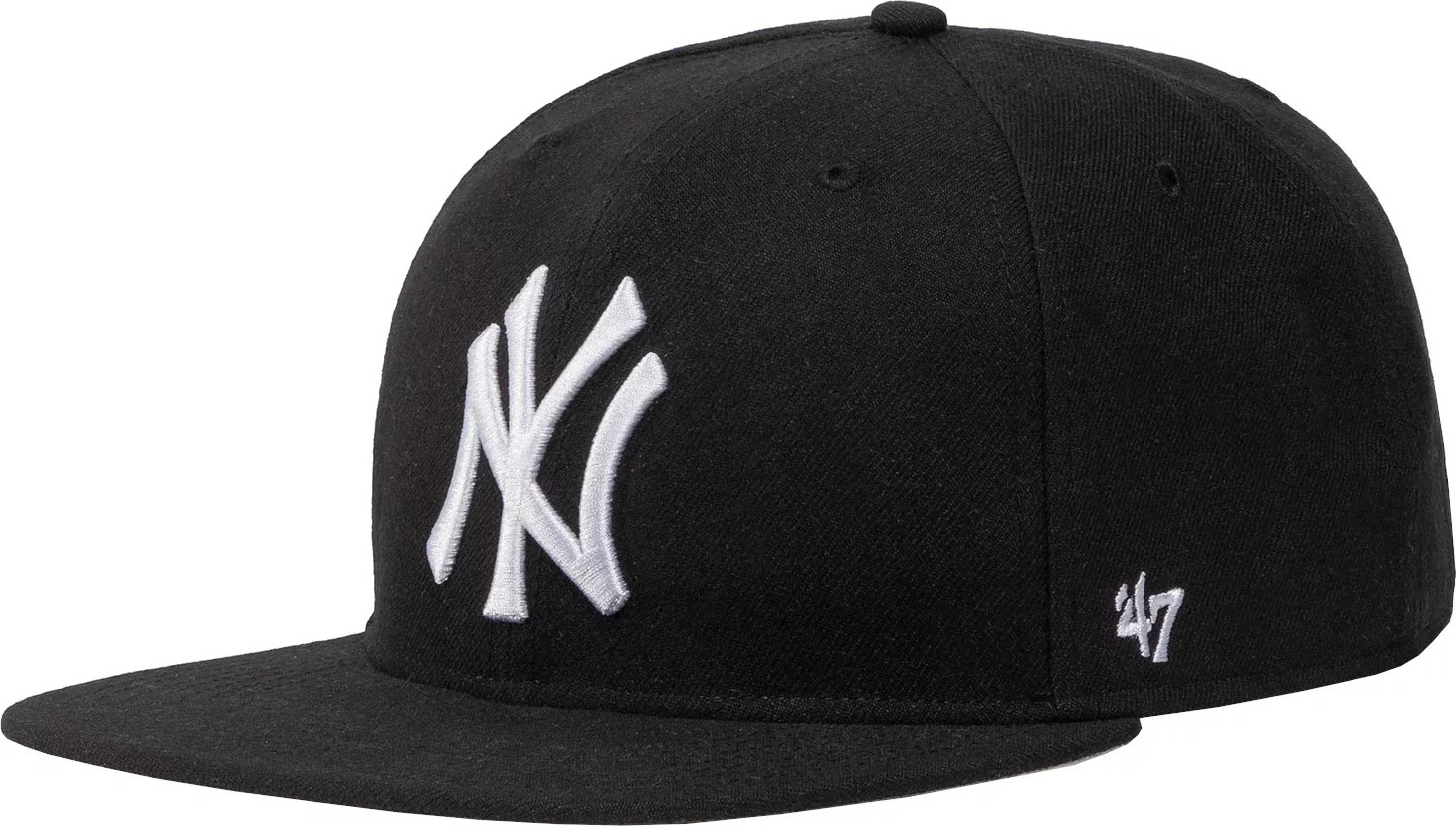 Čierna šiltovka 47 Brand MLB New York Yankees No Shot Cap B-NSHOT17WBP-BK Veľkosť: ONE SIZE
