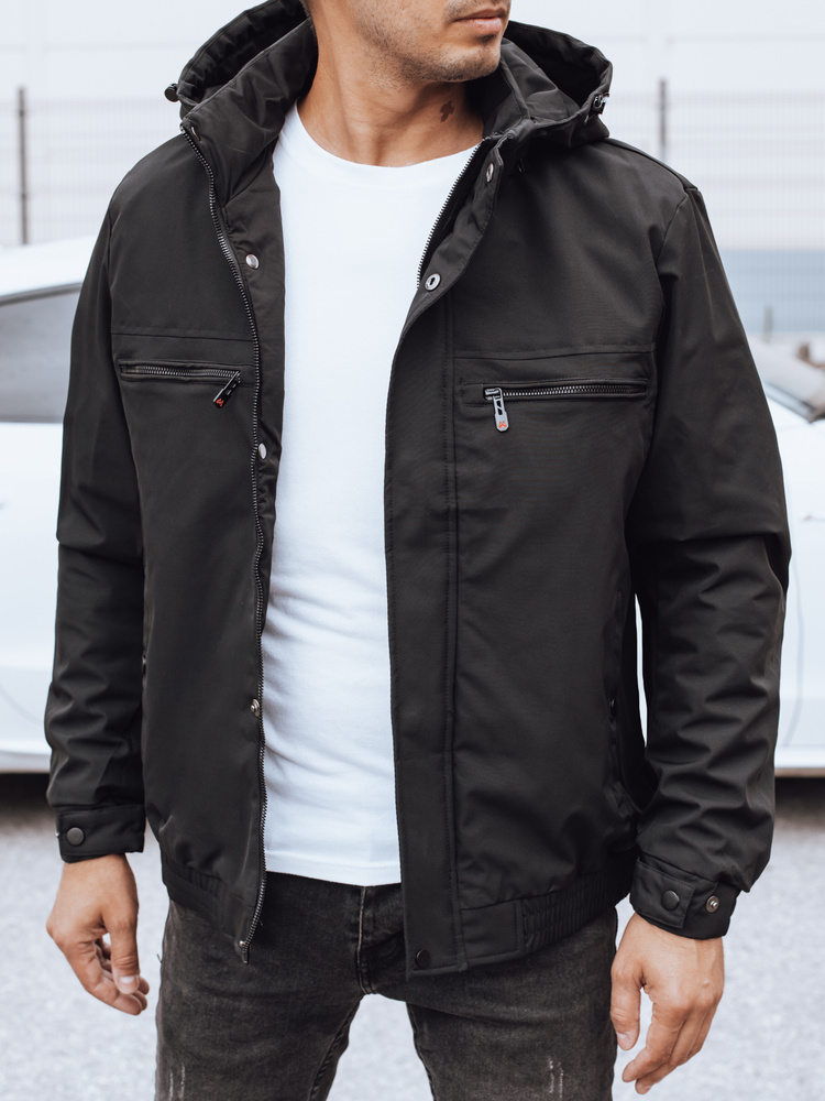 Čierna pánska prechodná bunda TX5031 Veľkosť: L/50