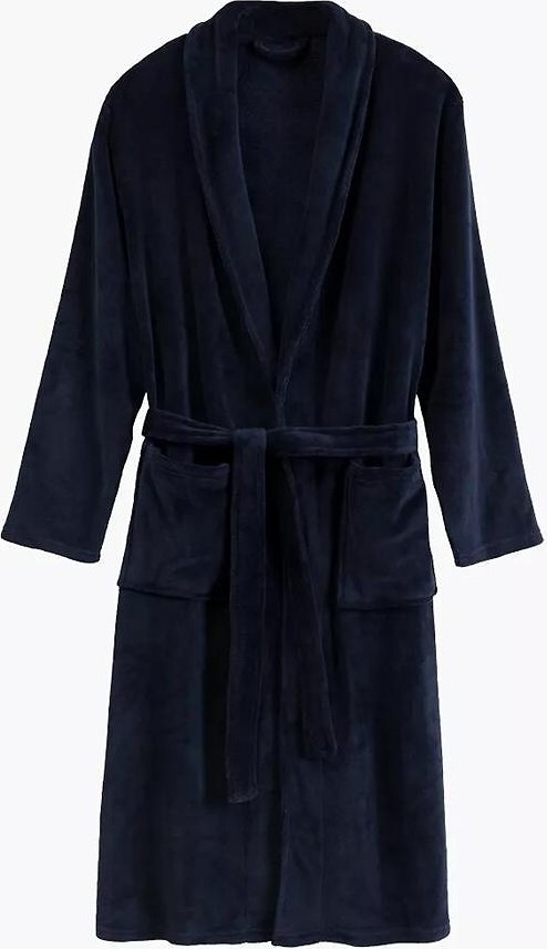 Atlantic Mäkký pánsky župan SZM-002 M-2XL Veľkosť: XL/2XL, Barva: tmavomodrá