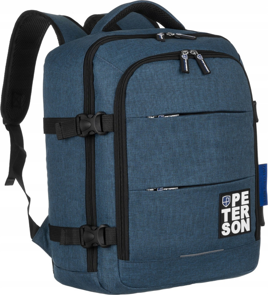 Peterson Tmavomodrý športový plecniak na notebook* [DH] PTN PLG-01-T Veľkosť: ONE SIZE