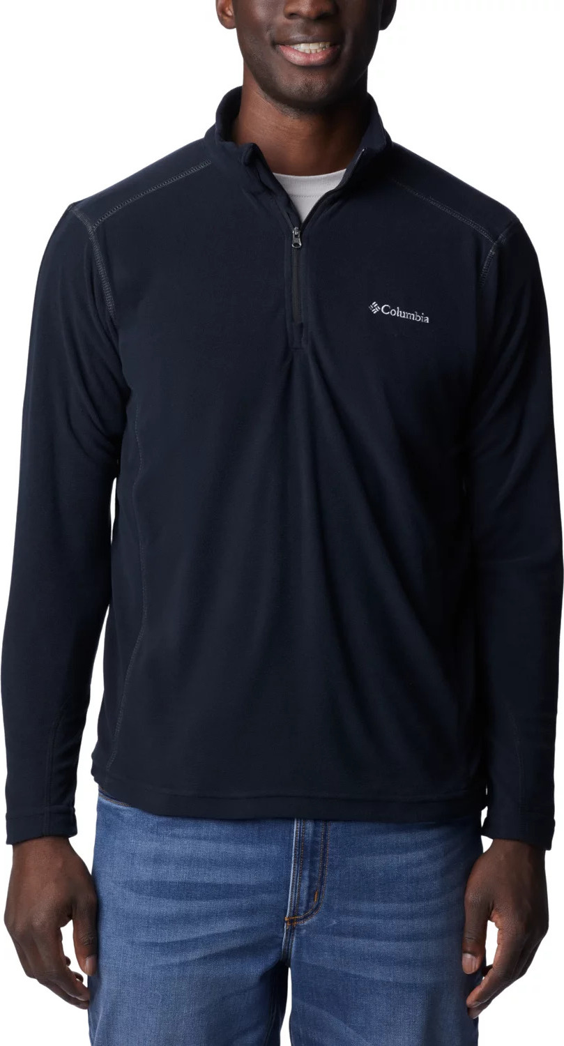 Čierna pánska fleecová mikina na zips Columbia Klamath Range II Half Zip Fleece 1352472010 Veľkosť: L