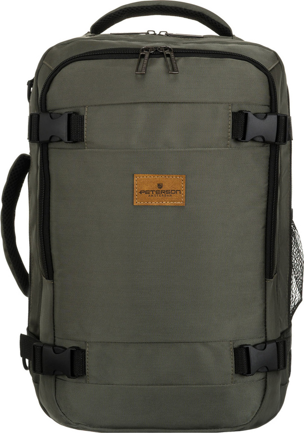 Peterson Tmavosivý cestovný batoh s priedušnými popruhmi 40x25x20 cm PTN BIELIK Veľkosť: ONE SIZE