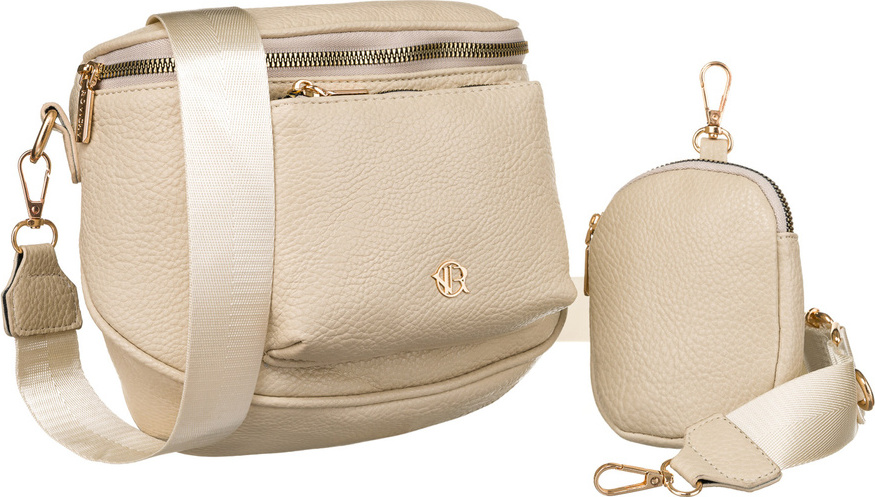 Rovicky Béžová crossbody kabelka s odnímateľnou peňaženkou R-KP-04-F19 Veľkosť: ONE SIZE