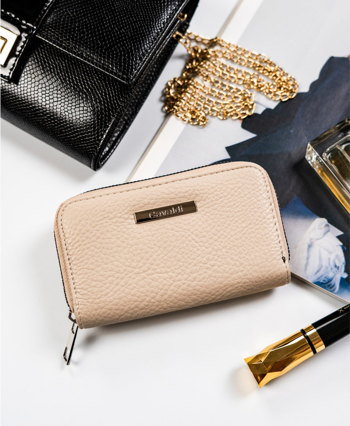 4U Cavaldi béžová peňaženka s textúrou M785 ABT-01-BL Veľkosť: ONE SIZE