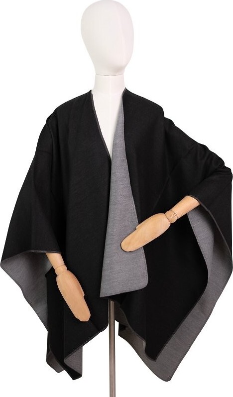 Art Of Polo Štýlové dámske teplé pončo 23449 Eris Veľkosť: ONE SIZE, Barva: čierna