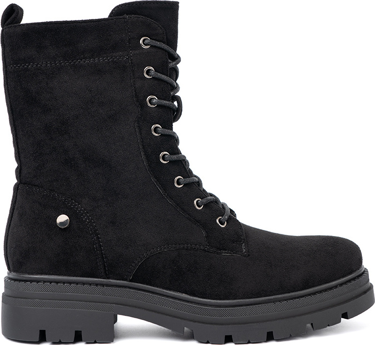 Čierne dámske šnurovacie workery na hrubej podrážke 1986-1B Veľkosť: 36