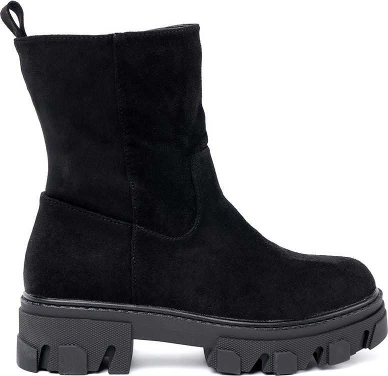 Čierne dámske nízke čižmy v minimalistickom dizajne JH20-250B Veľkosť: 39