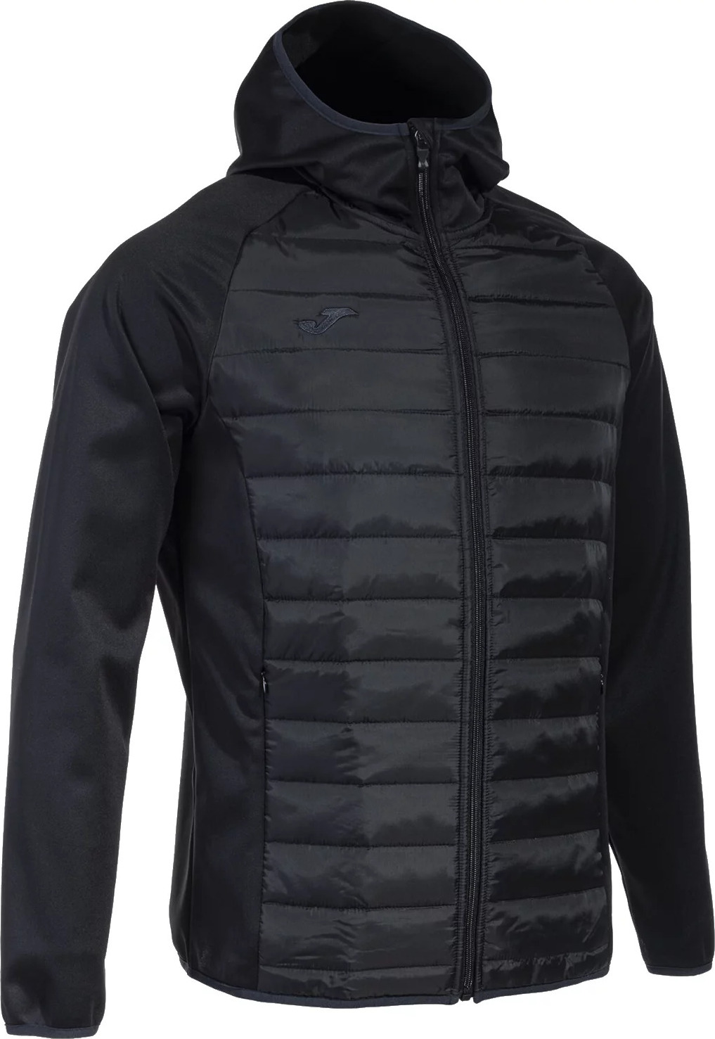 Čierna pánska softshellová bunda Joma Berna III Softshell Hoodie 103791-100 Veľkosť: XL