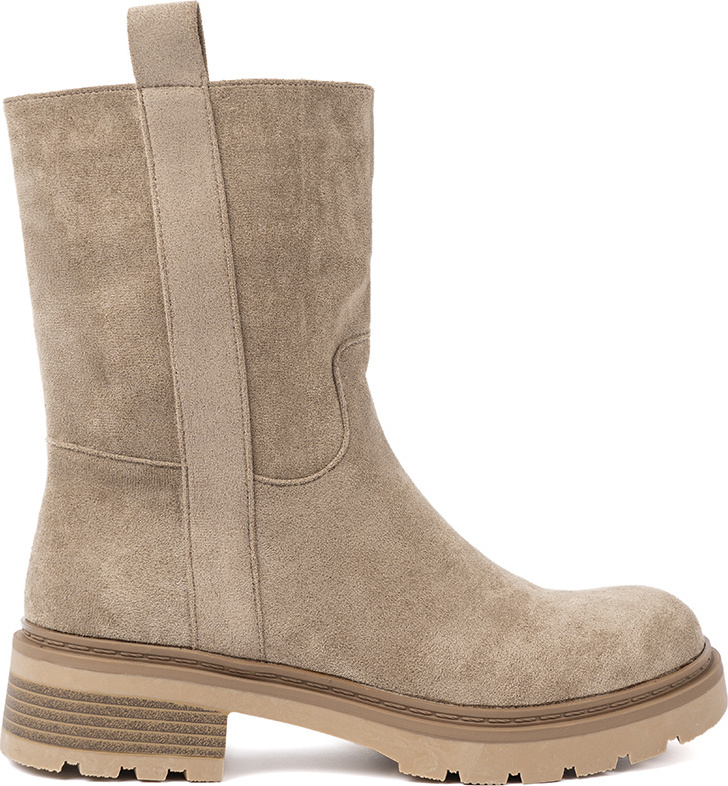 Béžové dámske členkové topánky s hrubou podrážkou HO265KH Veľkosť: 38