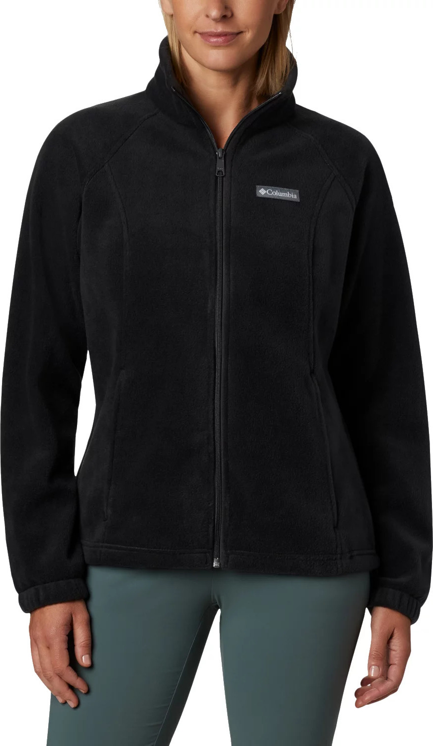 Černá fleecová mikina Columbia Benton Springs Full Zip Fleece 1372111010 Veľkosť: L
