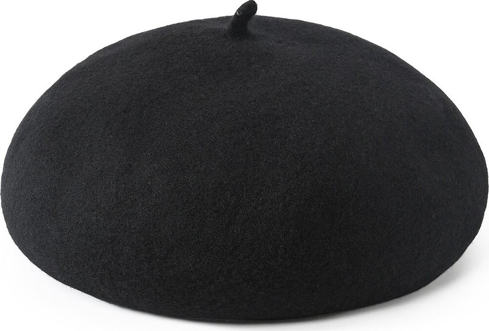 Rak Klasický čierny dámsky baret CDW-0036 Veľkosť: ONE SIZE, Barva: čierna
