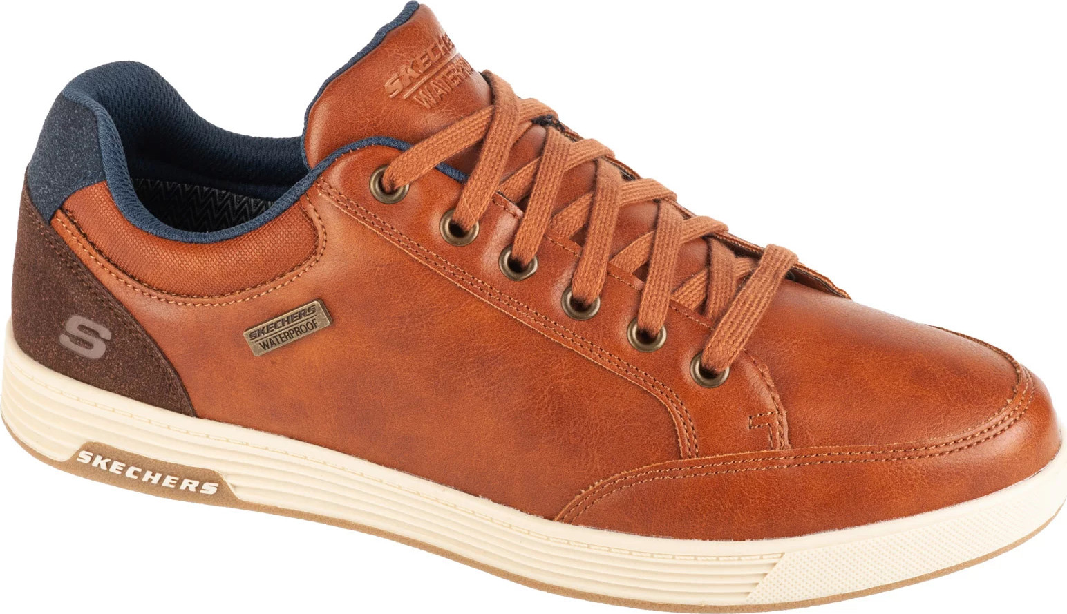Hnedé pánske tenisky Skechers Cavell - Sparkman 210944-LUG Veľkosť: 47,5
