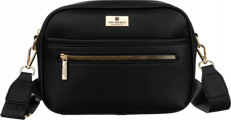 Peterson Čierna crossbody kabelka PTN 074-01 Veľkosť: ONE SIZE