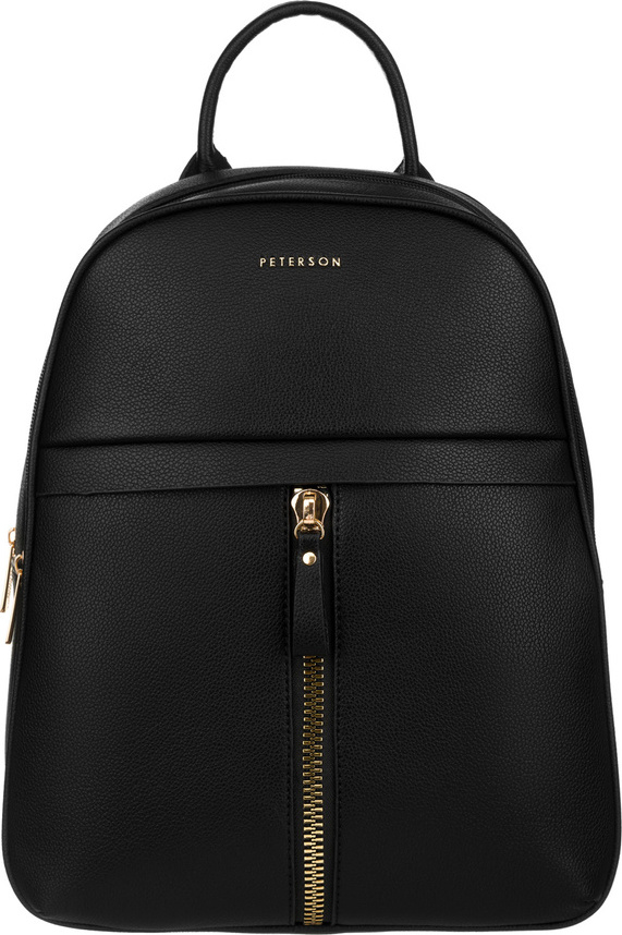 Peterson Čierny elegantný batoh PTN G7486 Veľkosť: ONE SIZE