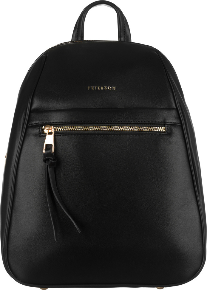 Peterson Čierny elegantný plecniak [DH] PTN PLEC-ALE-2 Veľkosť: ONE SIZE