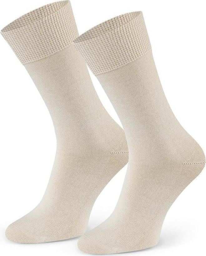 Vysoké pánske bavlnené ponožky Art.200 WI001, NATURAL Veľkosť: 41/43