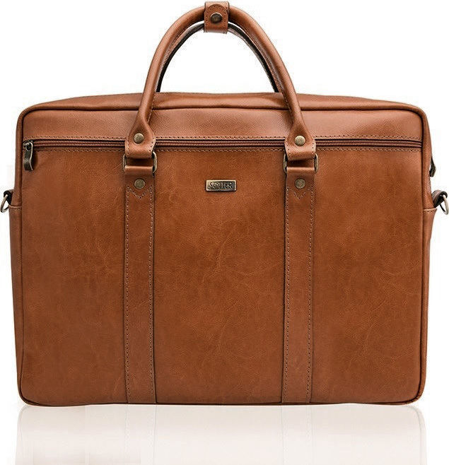 Pánska kožená hnedá taška SOLIER SL03 VINTAGE BROWN Veľkosť: ONE SIZE