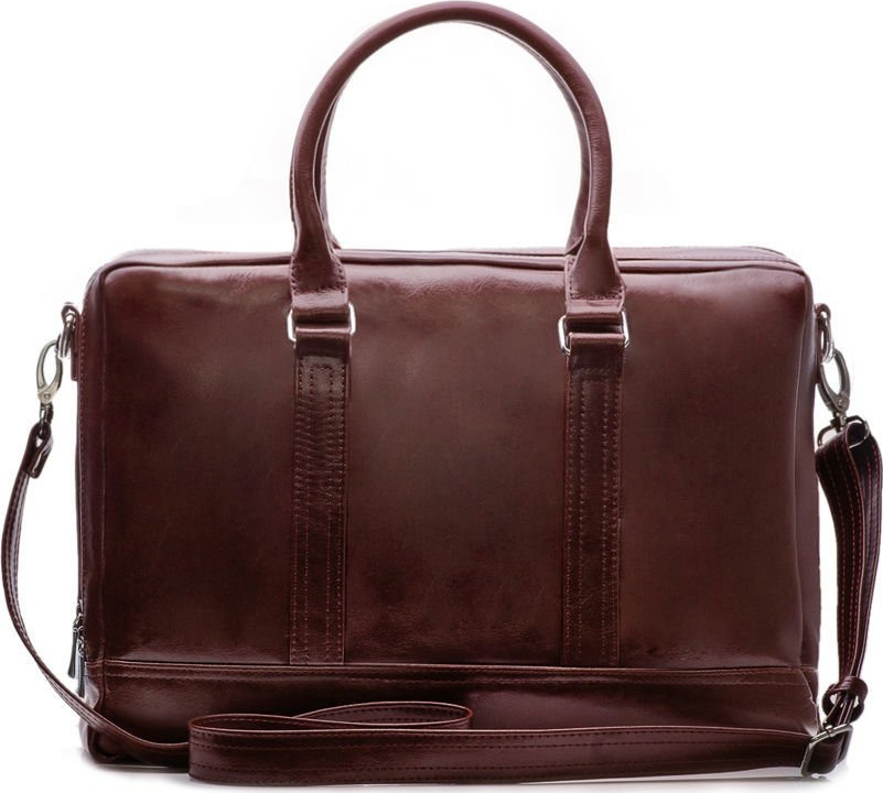 Pánska kožená bordó taška SL02 BROWN-MAROON Veľkosť: ONE SIZE