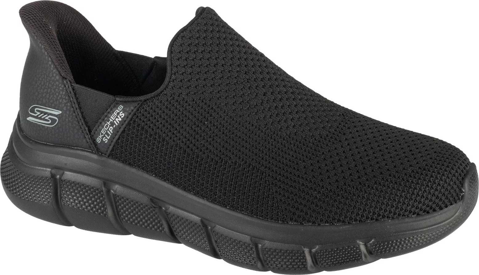 Čierne pánske tenisky Skechers Slip-Ins: Bobs Sport B Flex - Resilient Edge 118306-BBK Veľkosť: 46